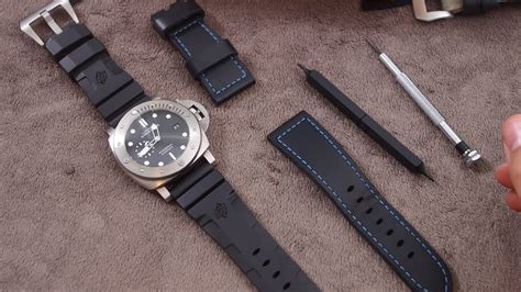 change panerai strap buckle|Panerai watch strap replacement.